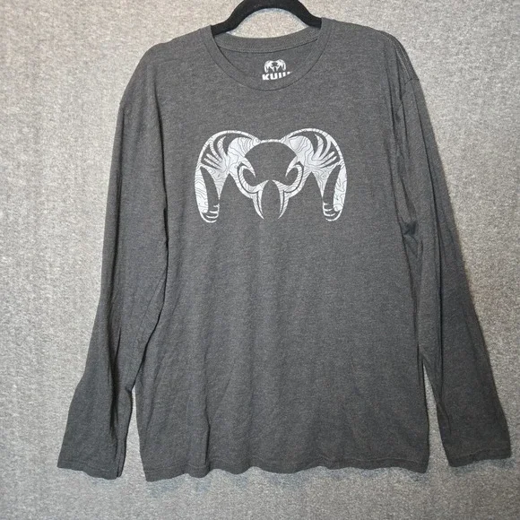 KUIU Mens XL T-shirt Lot Of 2 Ultralight Hunting Long Sleeve Gray - Picture 2 of 11
